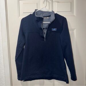 L.L. Bean Women’s Blue Long Sleeve Rugby Shirt